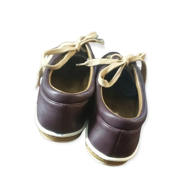 Aerosoles Function Sneakers Women's Size 8.5 Wine Leather Lace-up Fashion - Picture 4 of 7